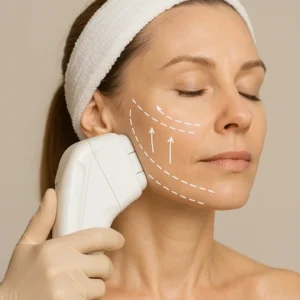 Woman having HI-FU to reduce wrinkles call LA LIPO Midhurst Now!